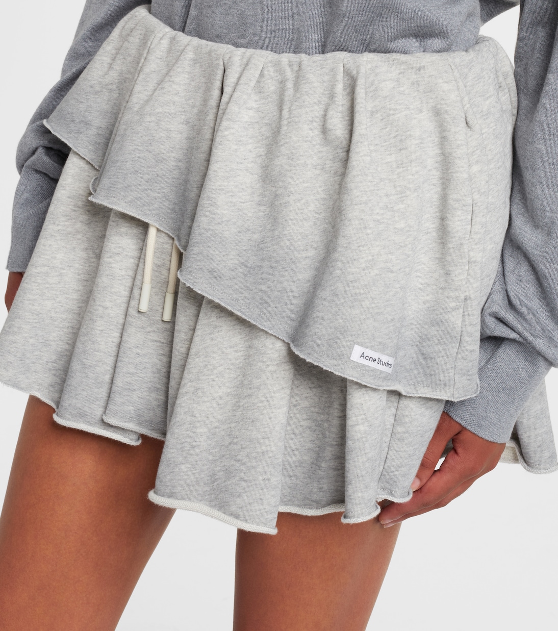 Minifalda en mezcla de algodón | Acne Studios