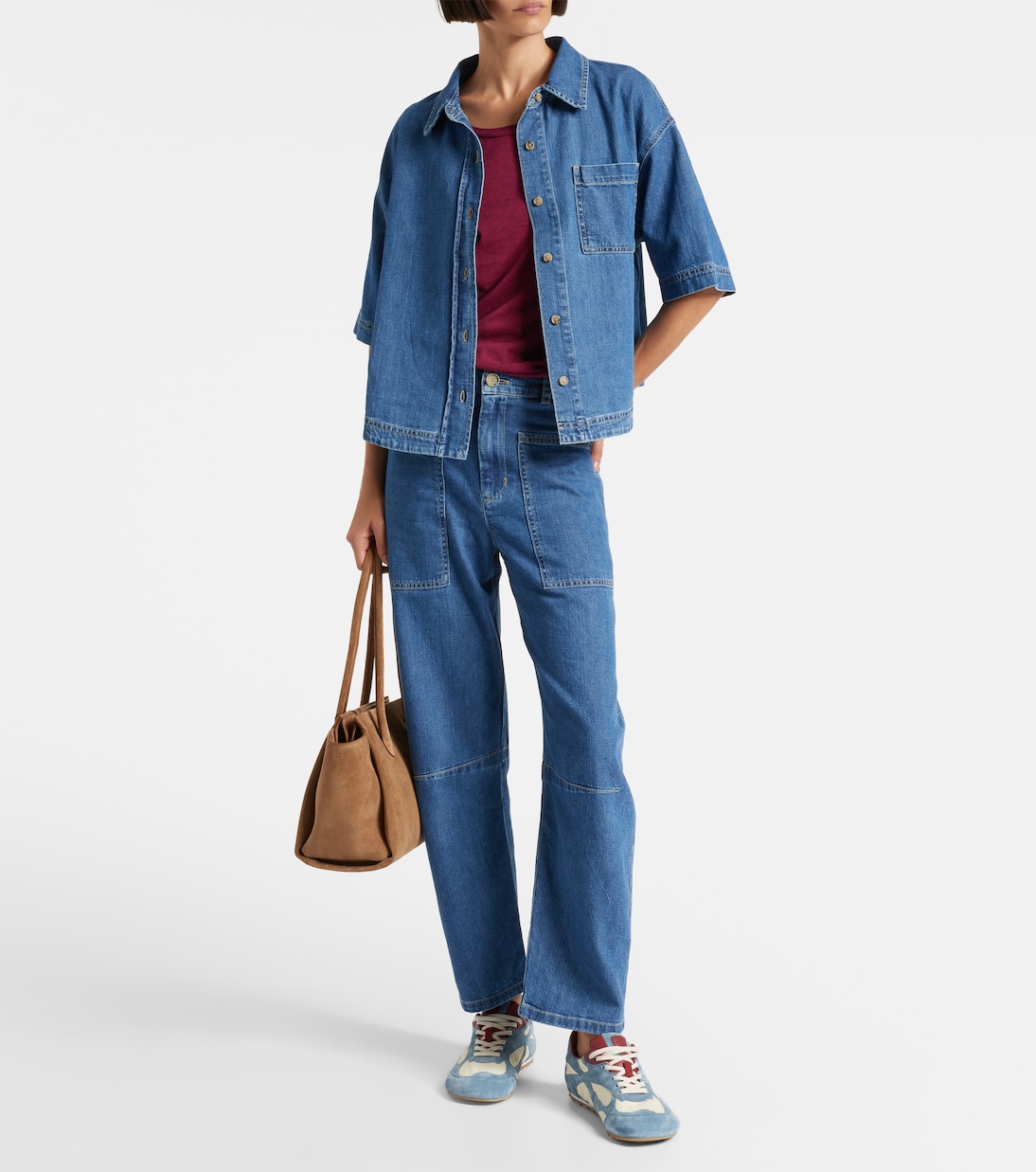 T-Shirt Odelia aus Baumwoll-Jersey | Velvet