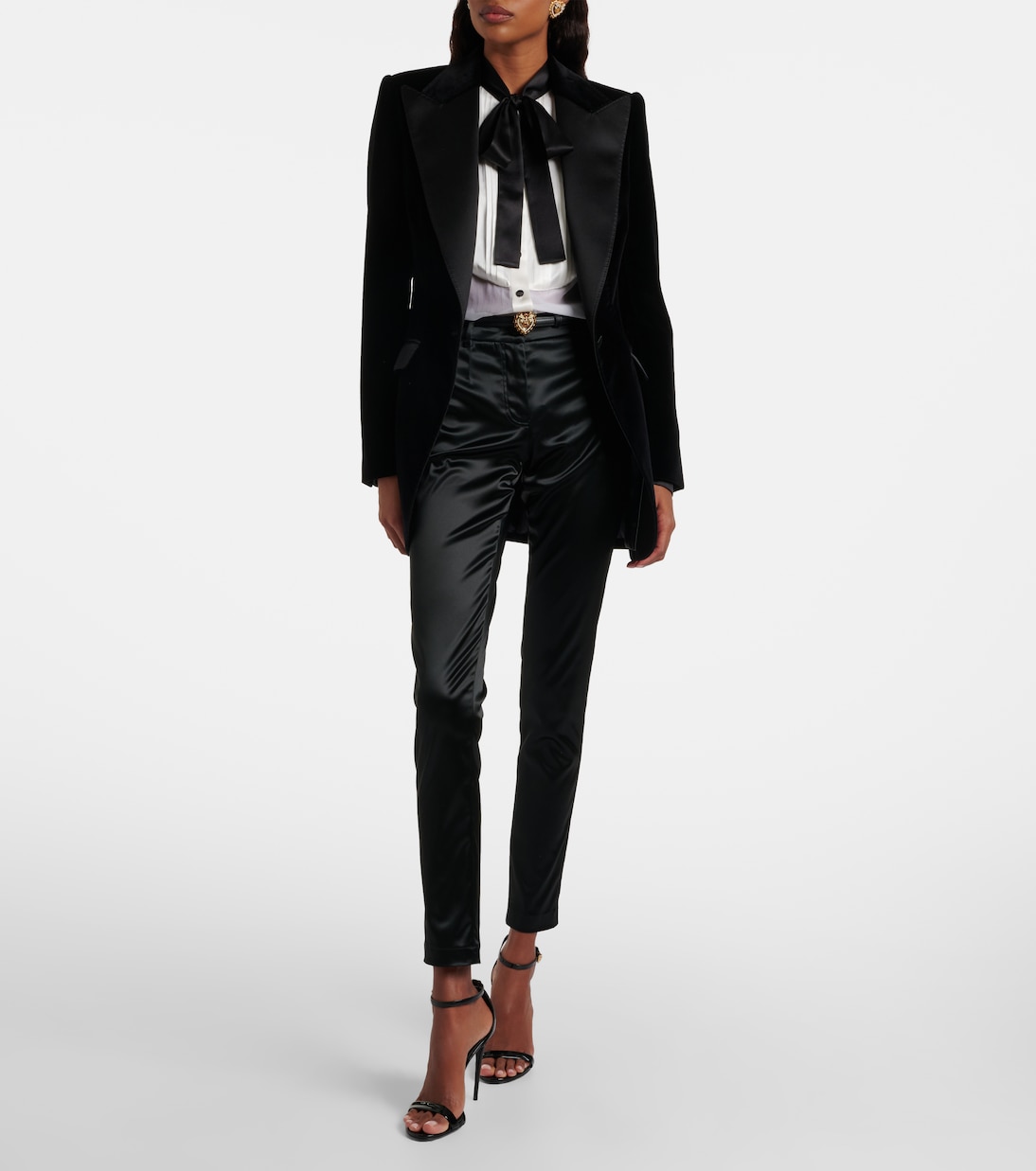 Schluppenbluse aus Seide | Dolce&Gabbana