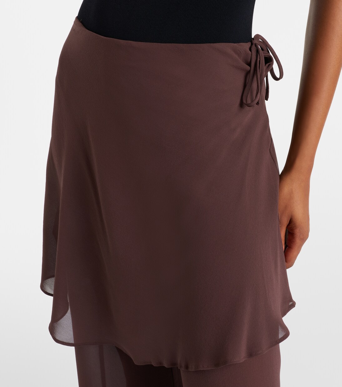 Sheer silk wide-leg pants | Christopher Esber