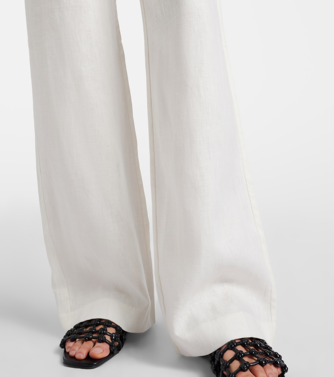 Ilride high-rise linen straight pants | Faithfull