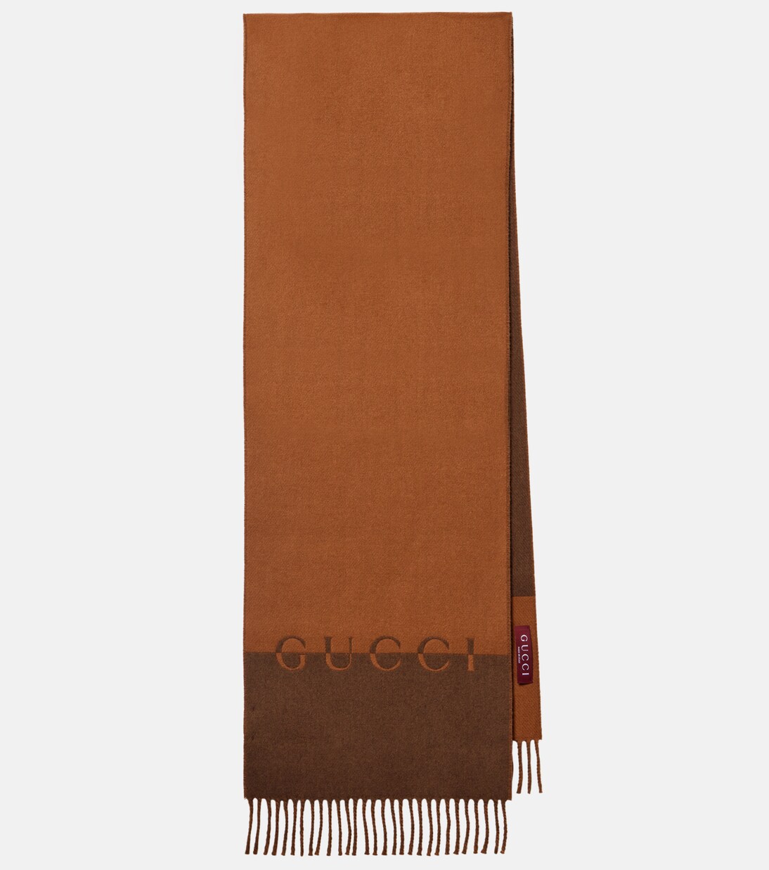 Logo wool and cashmere scarf | Gucci
