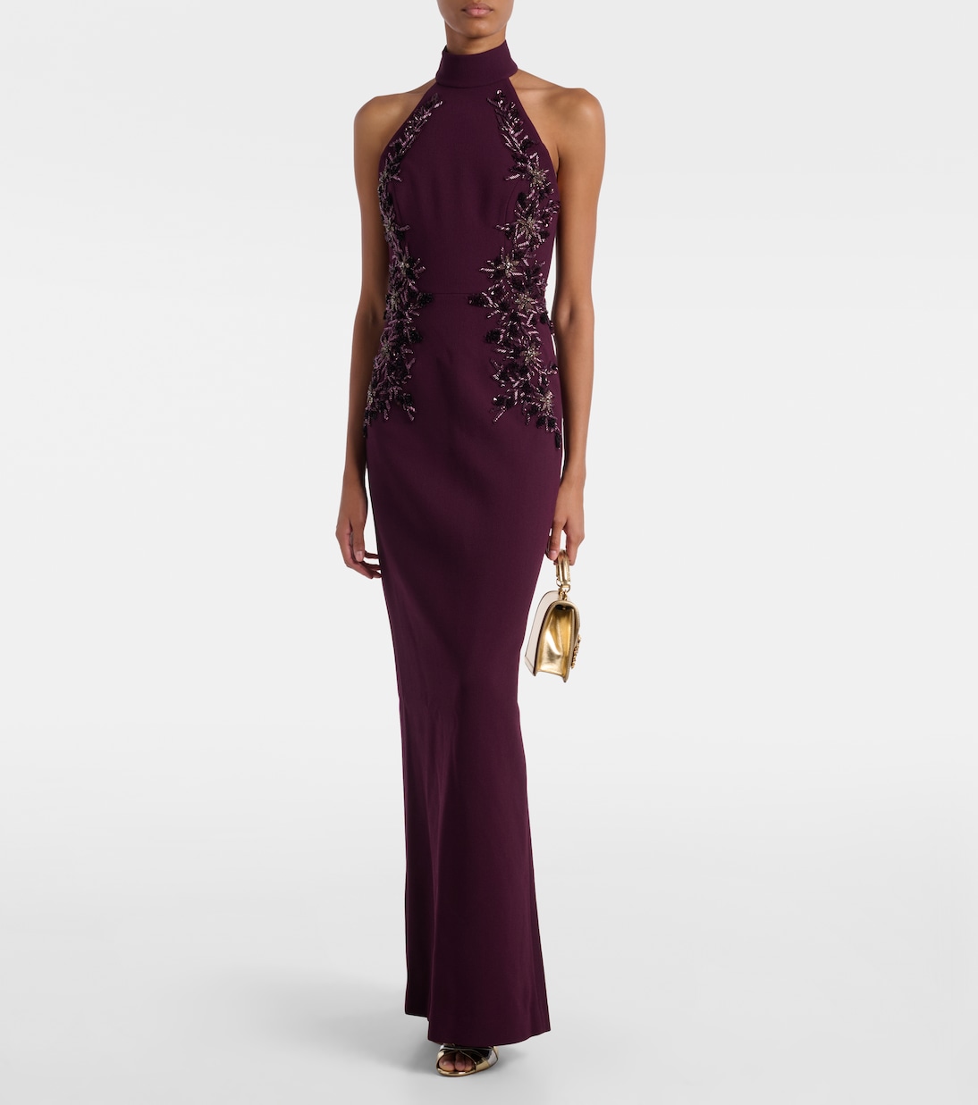 Beatrice embellished crêpe gown | Rebecca Vallance