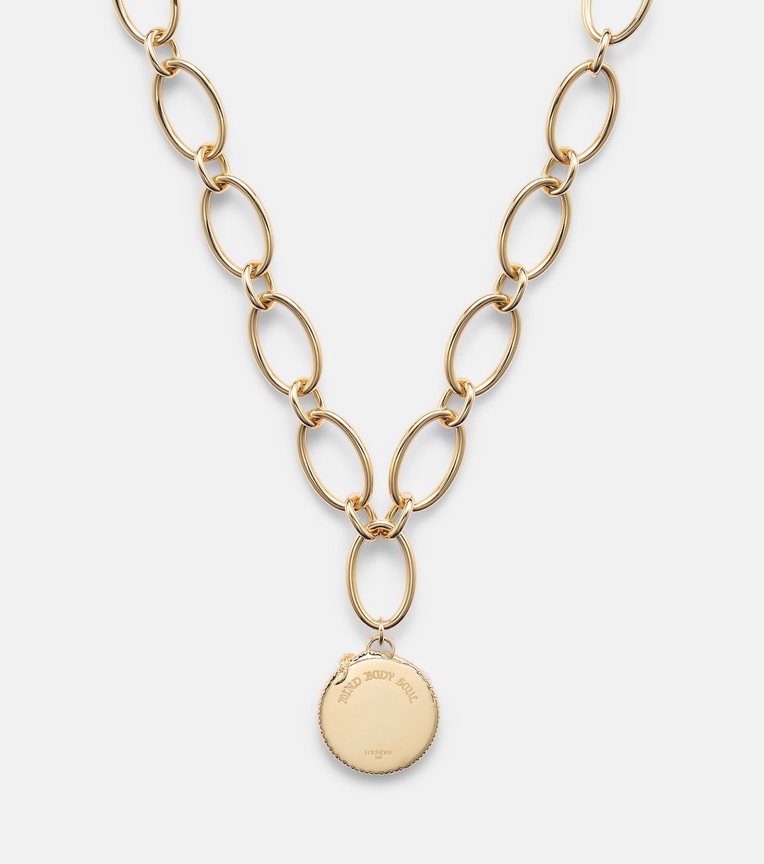 Wholeness 18kt gold necklace with diamonds | FoundRae