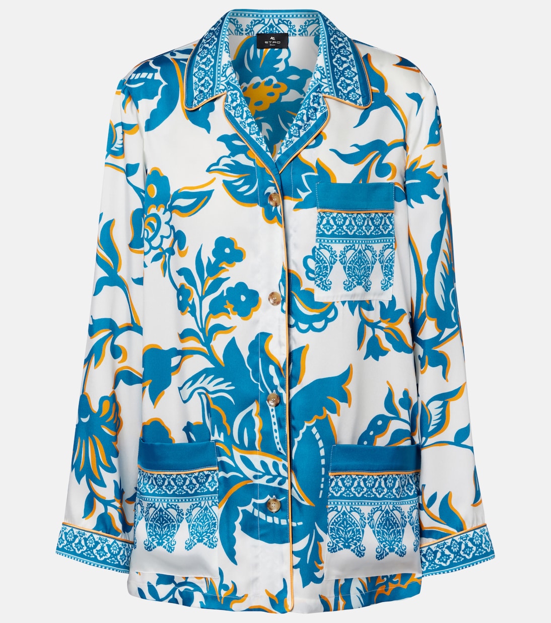 Blusa de crepé de china estampada | Etro