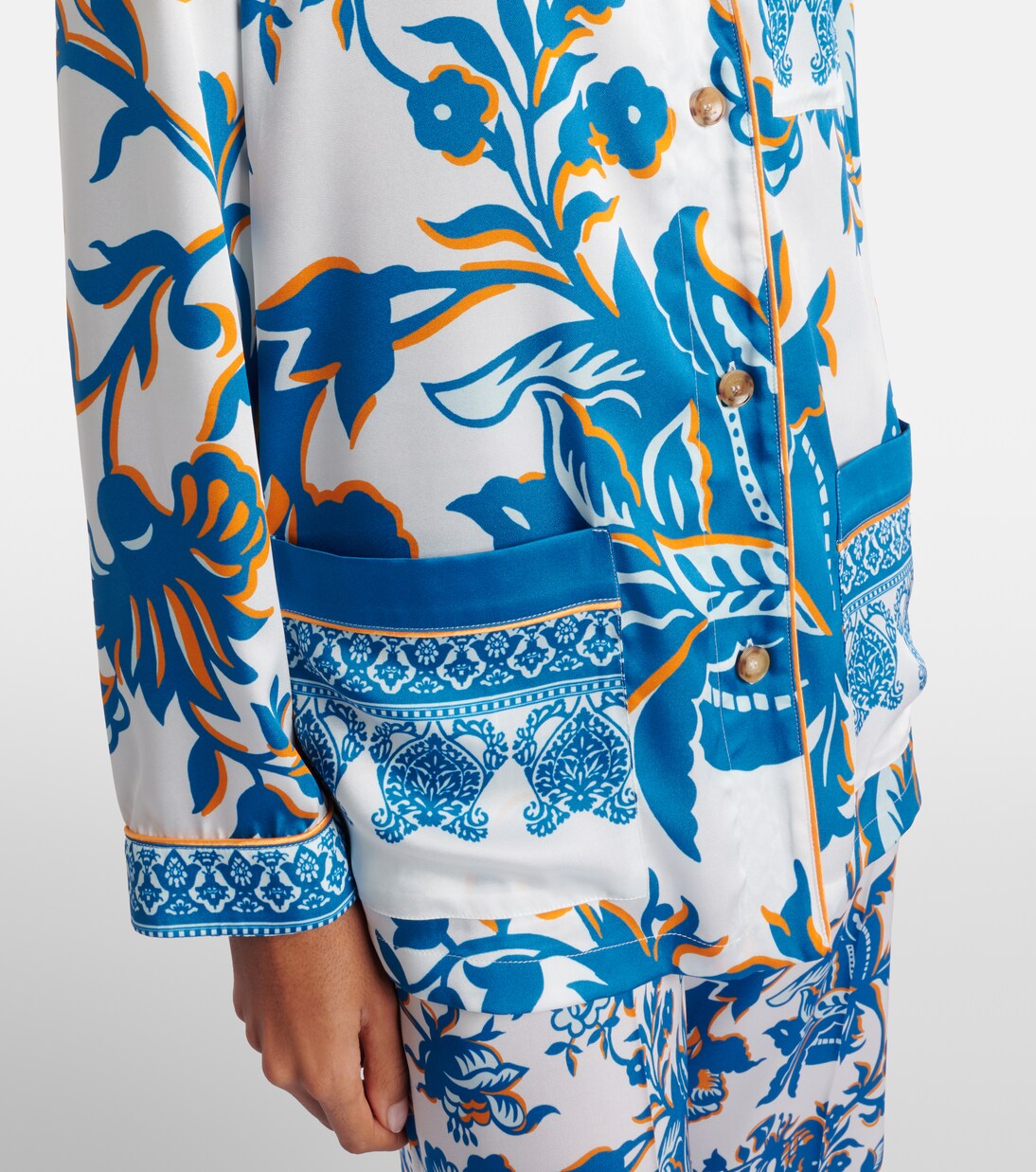 Blusa de crepé de china estampada | Etro