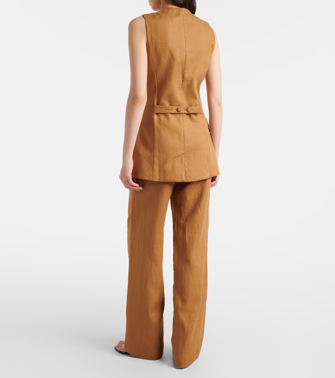 Pantaloni Ilride in lino a gamba larga | Faithfull