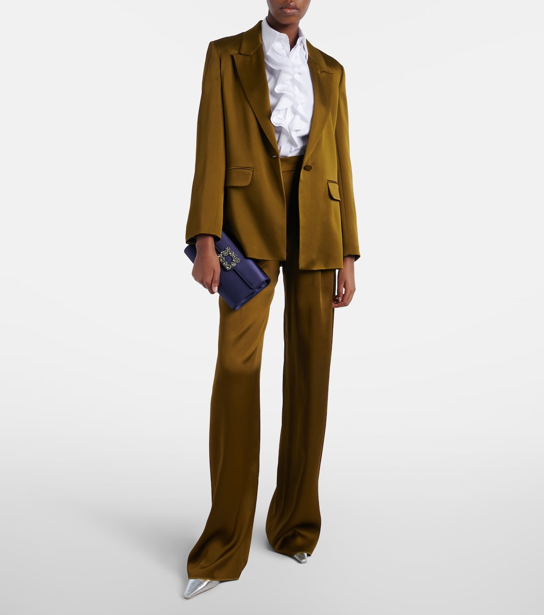 Blazer in crêpe di raso | Max Mara