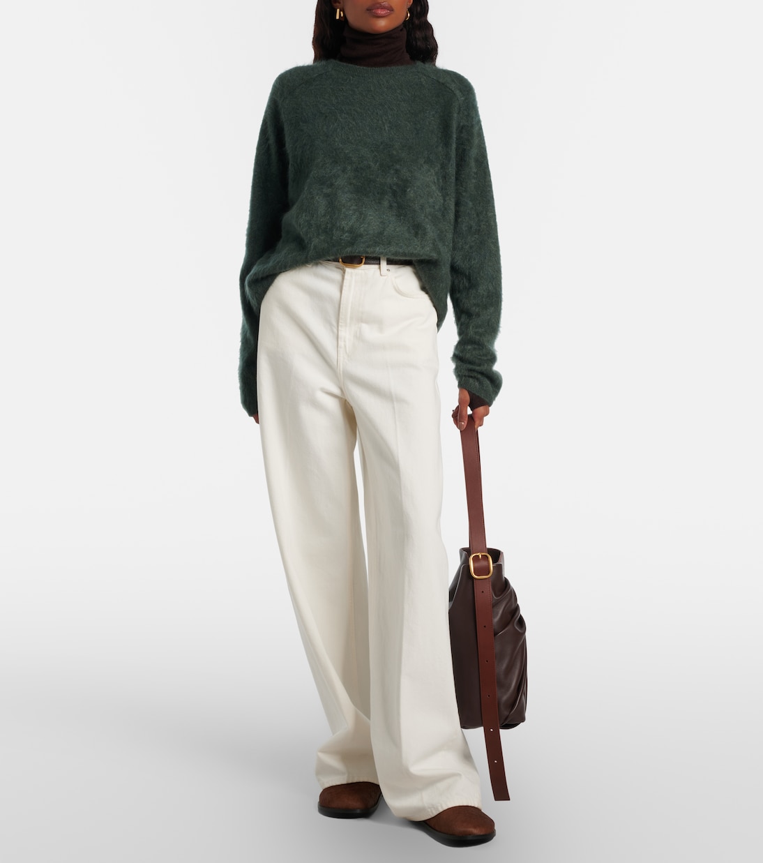 Slingback-Slippers Louis aus Kalbshaar | A.Emery