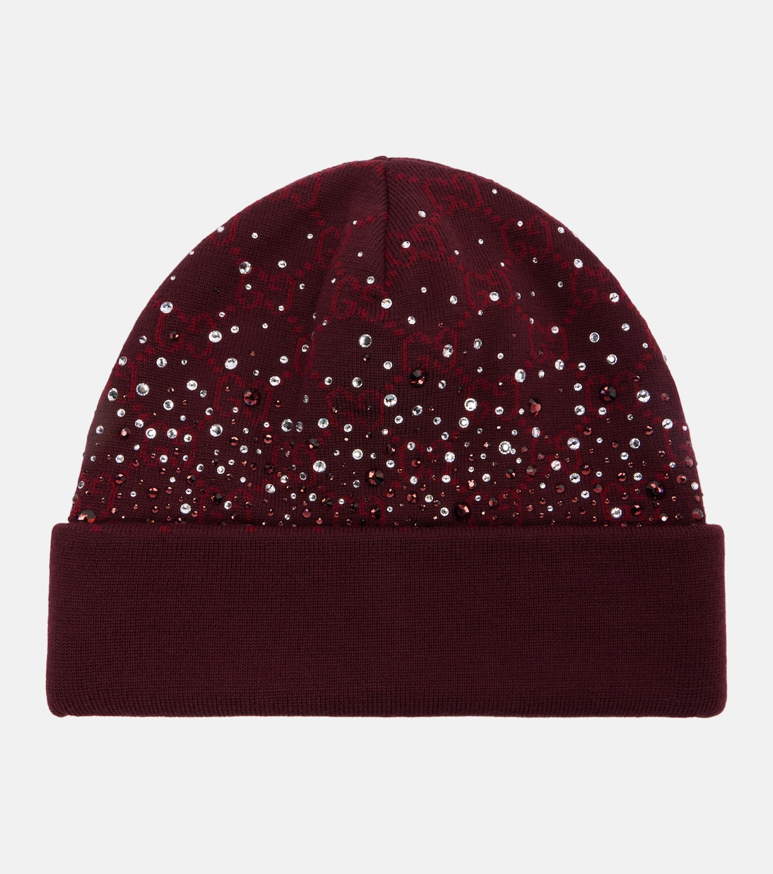 GG crystal-embellished wool beanie | Gucci