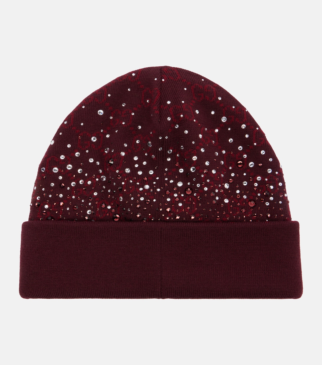 GG crystal-embellished wool beanie | Gucci