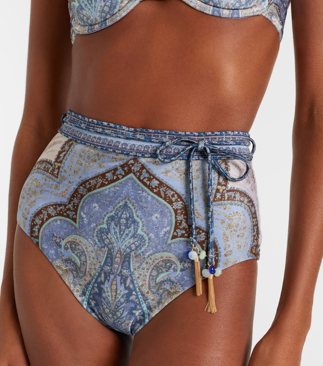 Wanderlust high-rise bikini bottoms | Zimmermann