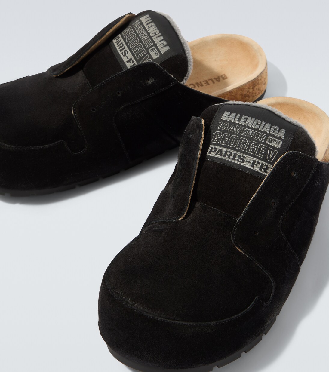 Dumbo suede slides | Balenciaga