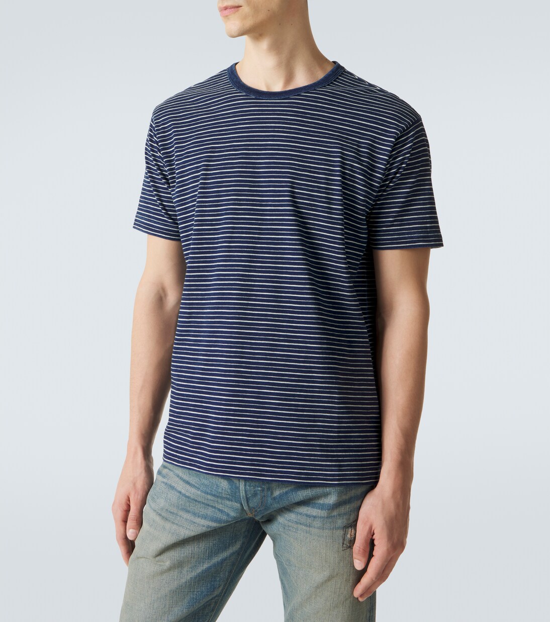 T-shirt en coton rayé | RRL