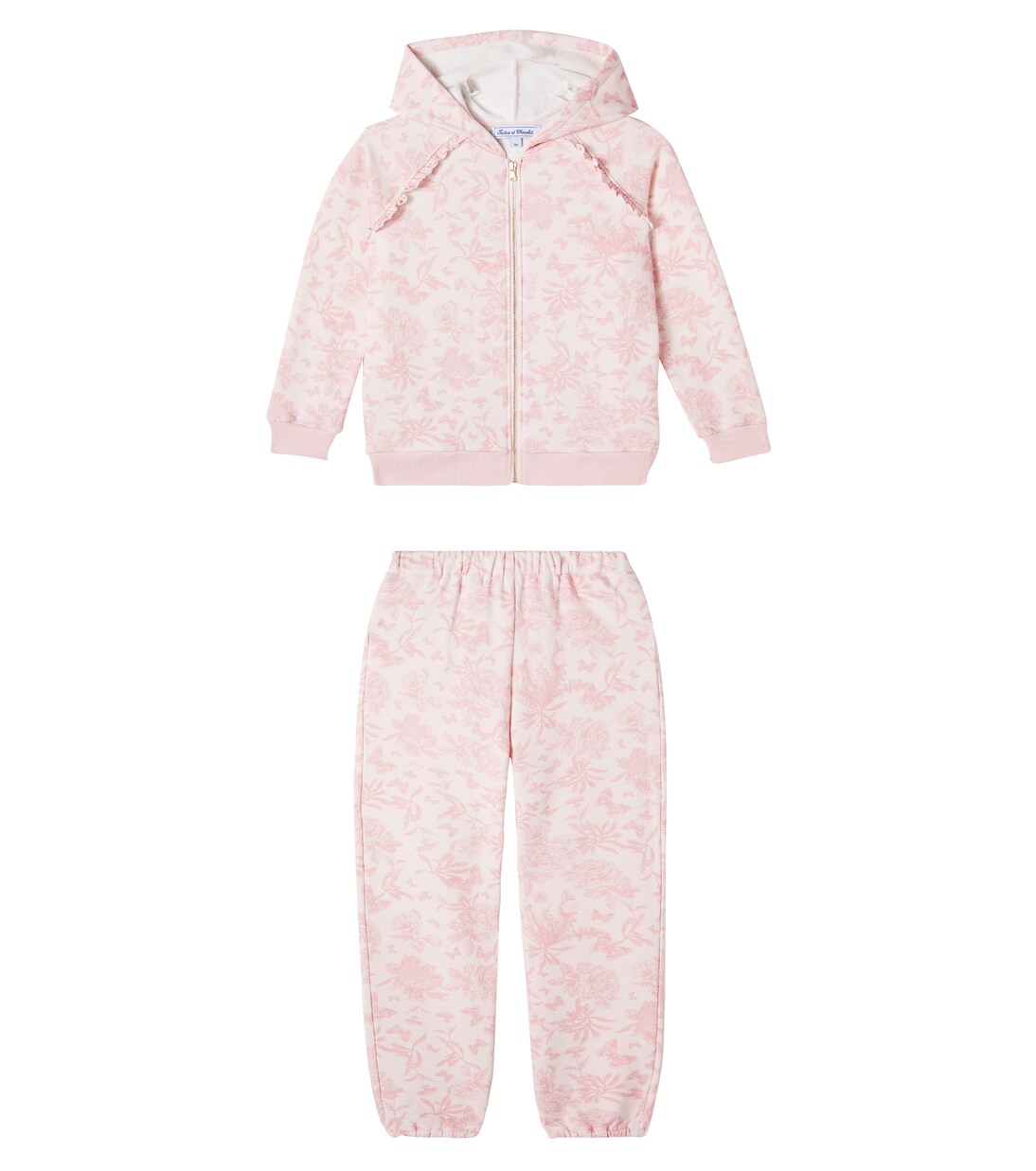 Cotton fleece hoodie and sweatpants set | Tartine et Chocolat