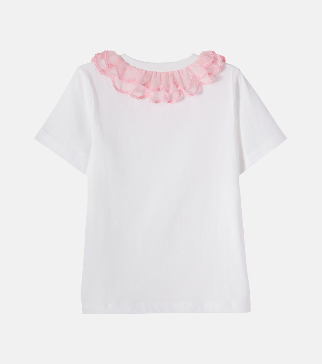 T-shirt en jersey de coton à volants | Stella McCartney Kids