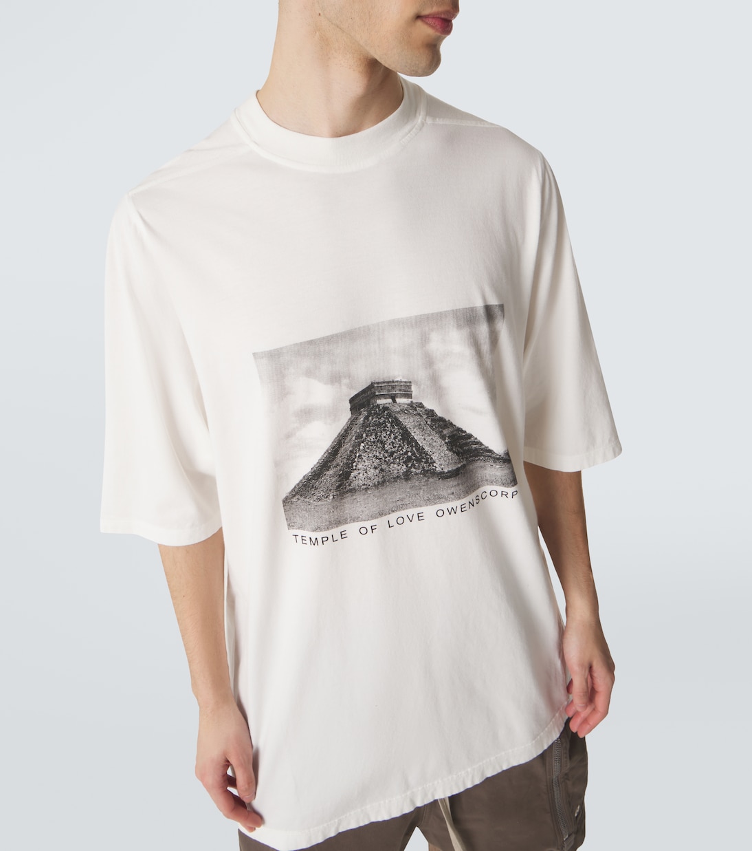 DRKSHDW Jumbo printed cotton jersey T-shirt | Rick Owens
