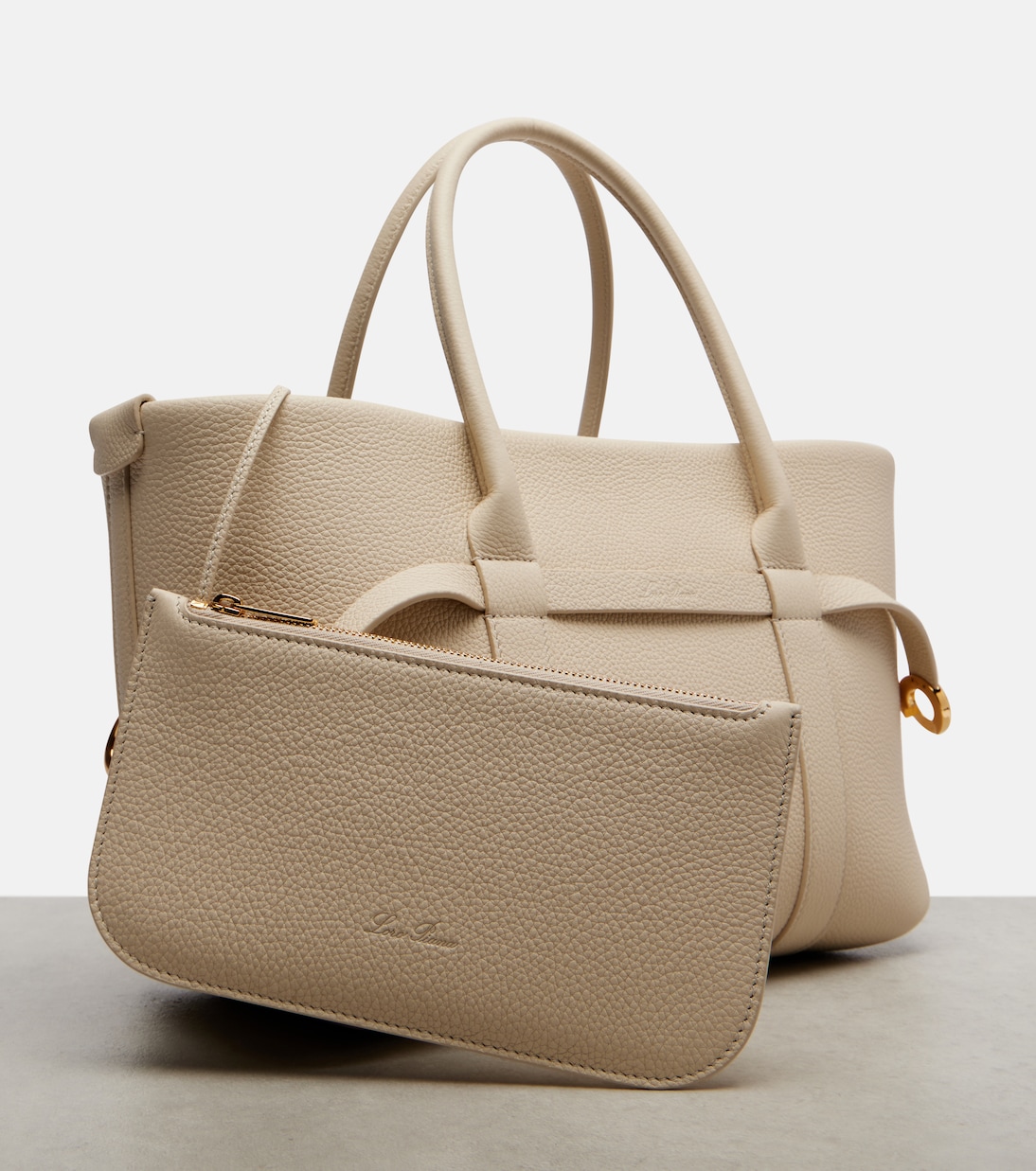 Shopper Ghiera Small aus Leder | Loro Piana