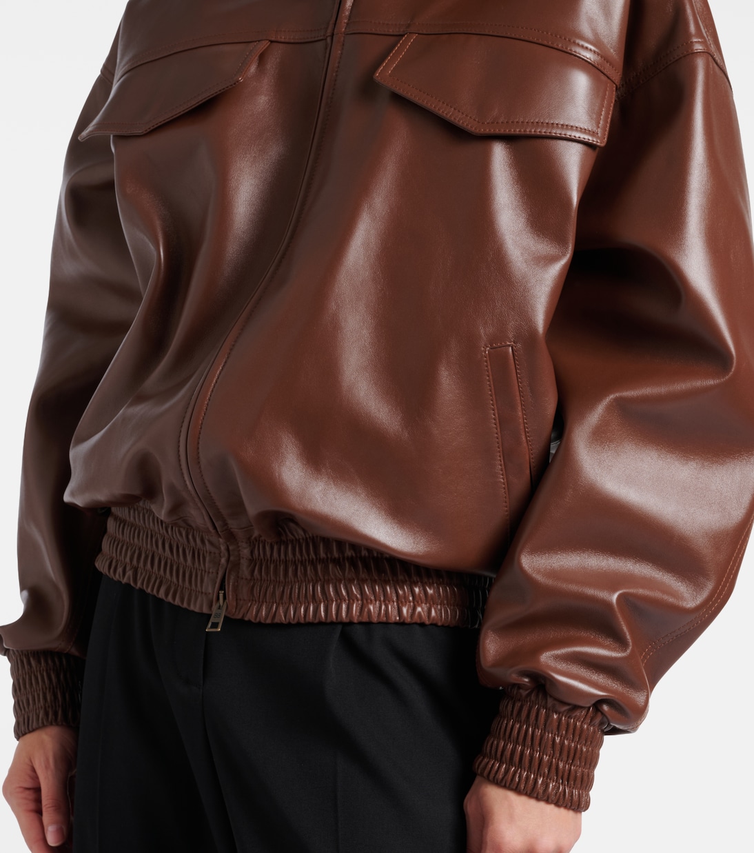 Cropped-Lederjacke | Balenciaga