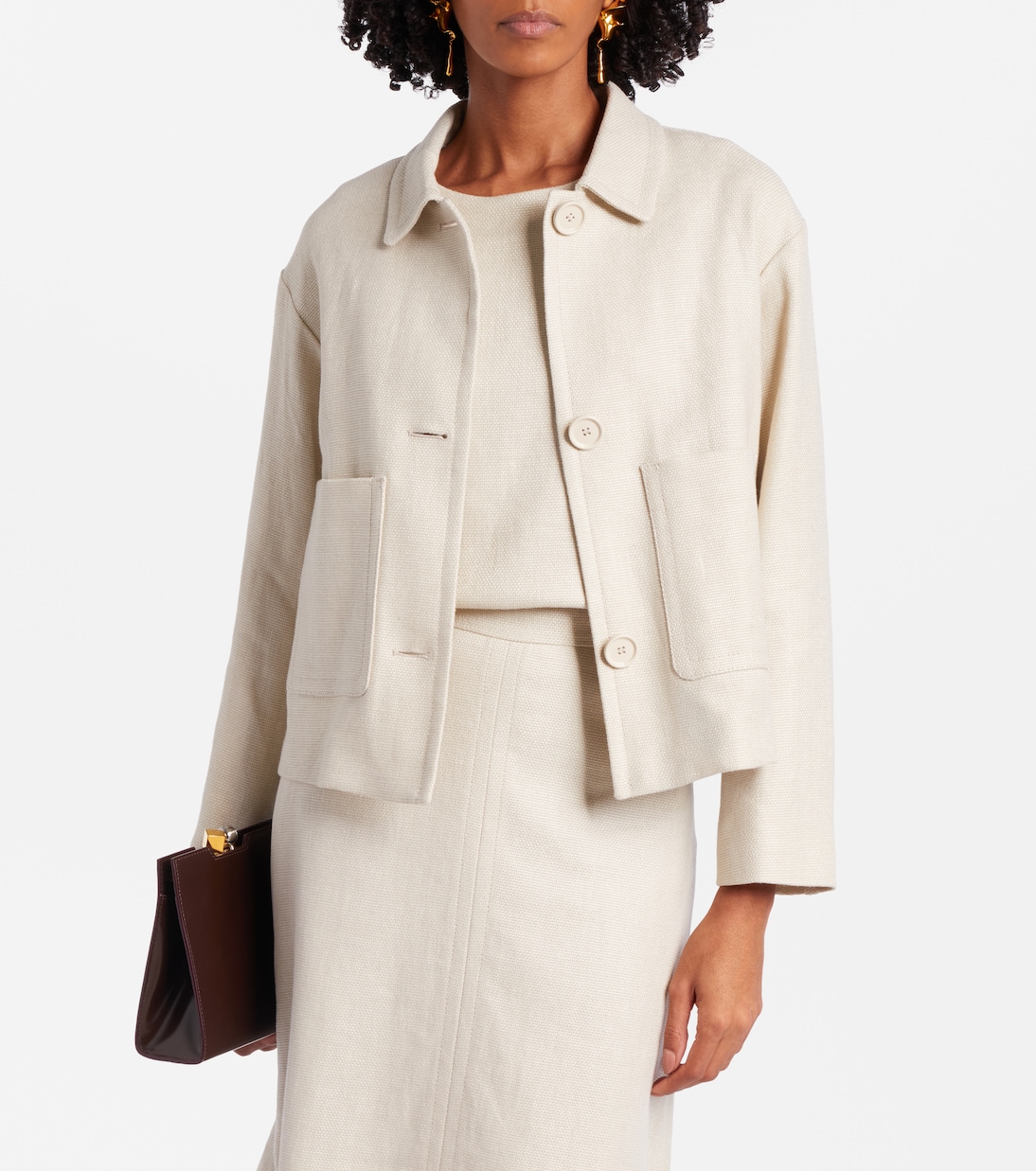 Dattero linen and cotton jacket | 'S Max Mara