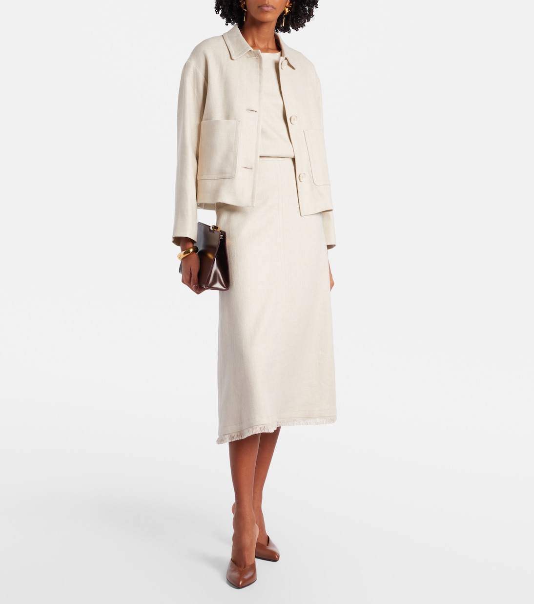 Dattero linen and cotton jacket | 'S Max Mara