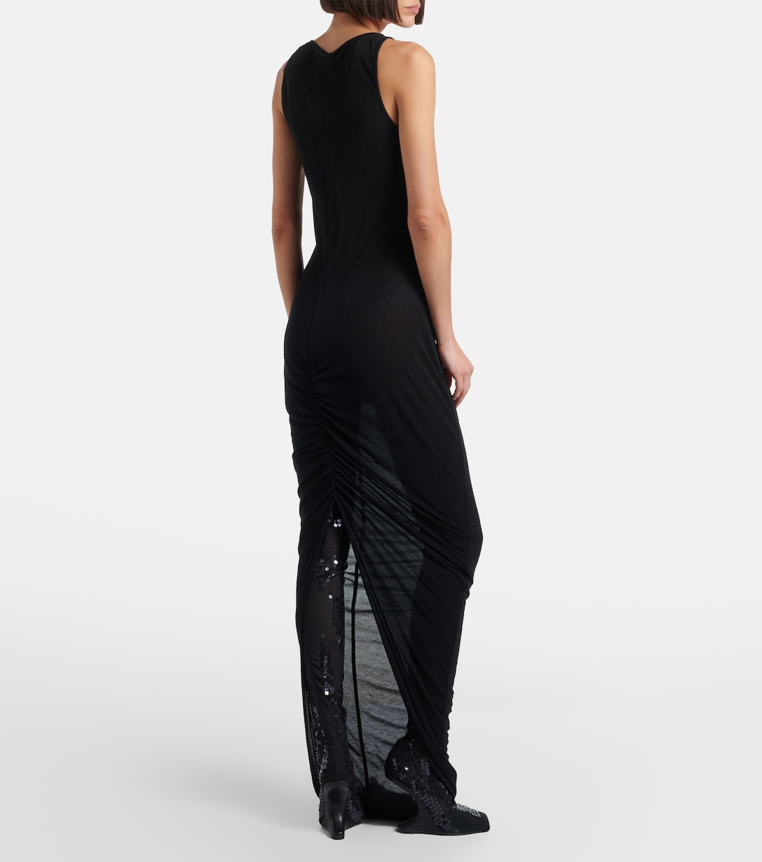 Cantilever embellished leather boots | Rick Owens