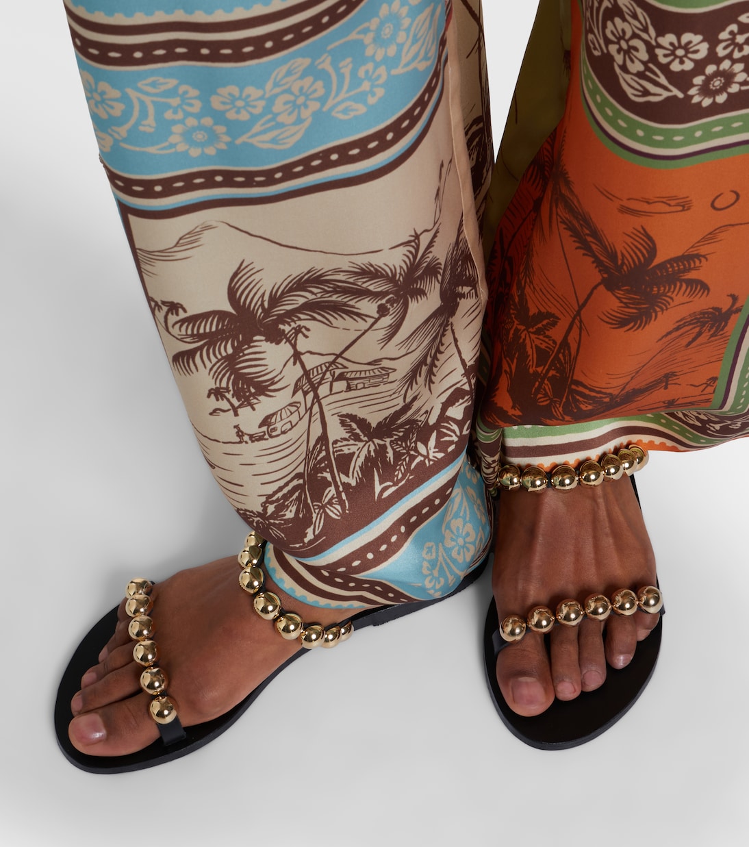 Lambri studded leather sandals | Ancient Greek Sandals