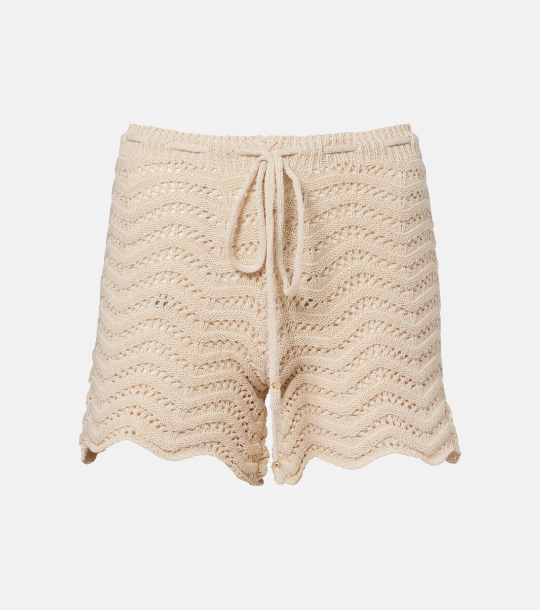 Kim crochet cotton-blend shorts | Bananhot