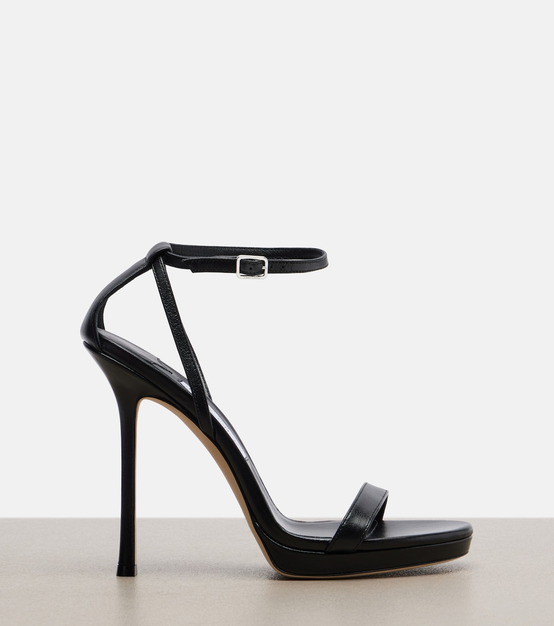 Sandalias Moza de piel con plataforma | Jimmy Choo