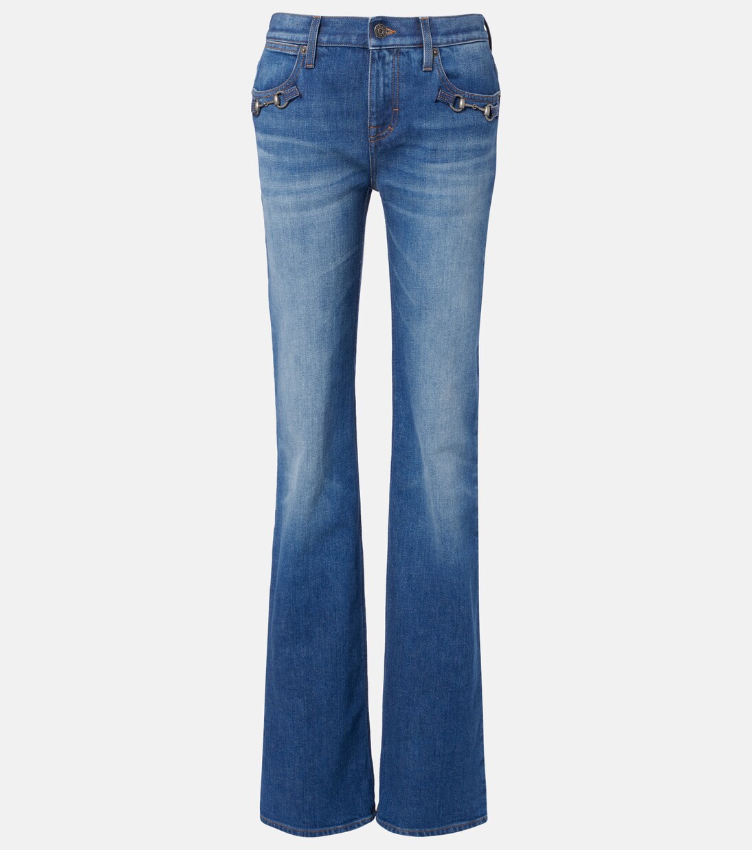 Horsebit flared jeans | Gucci