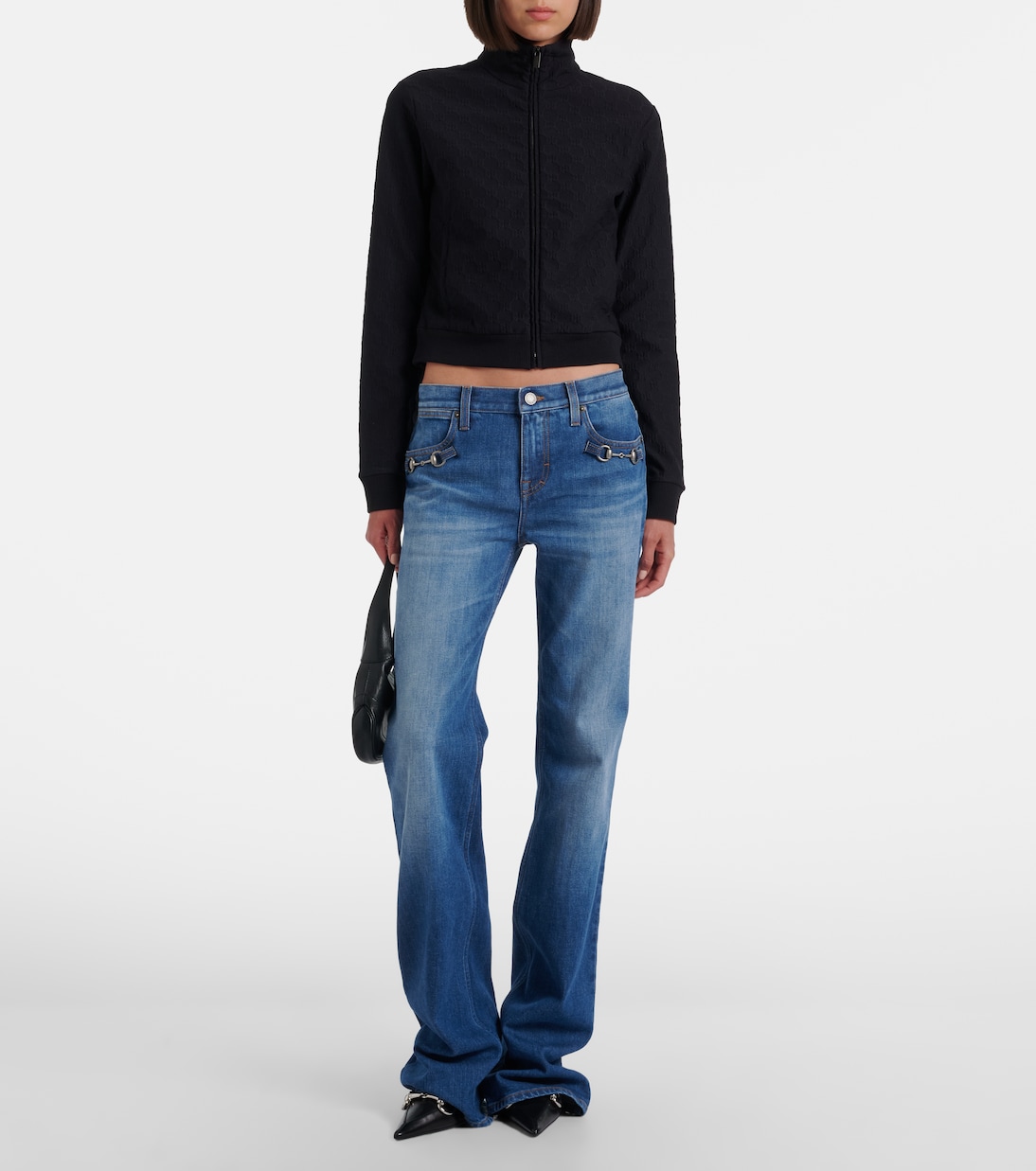 Horsebit flared jeans | Gucci