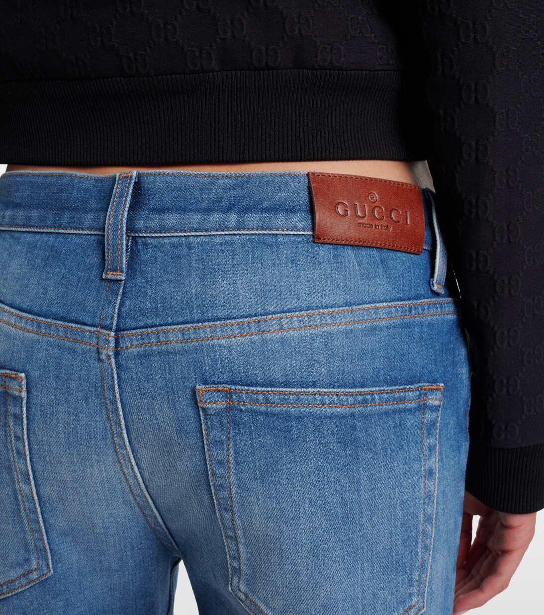Horsebit flared jeans | Gucci