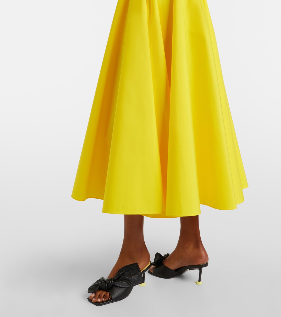 Pleated cotton midi skirt | Givenchy
