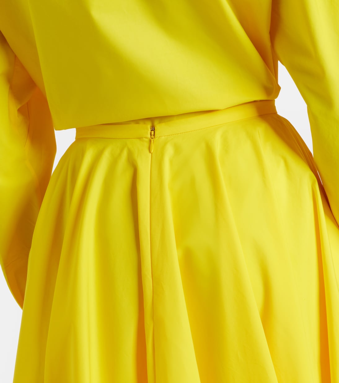 Pleated cotton midi skirt | Givenchy