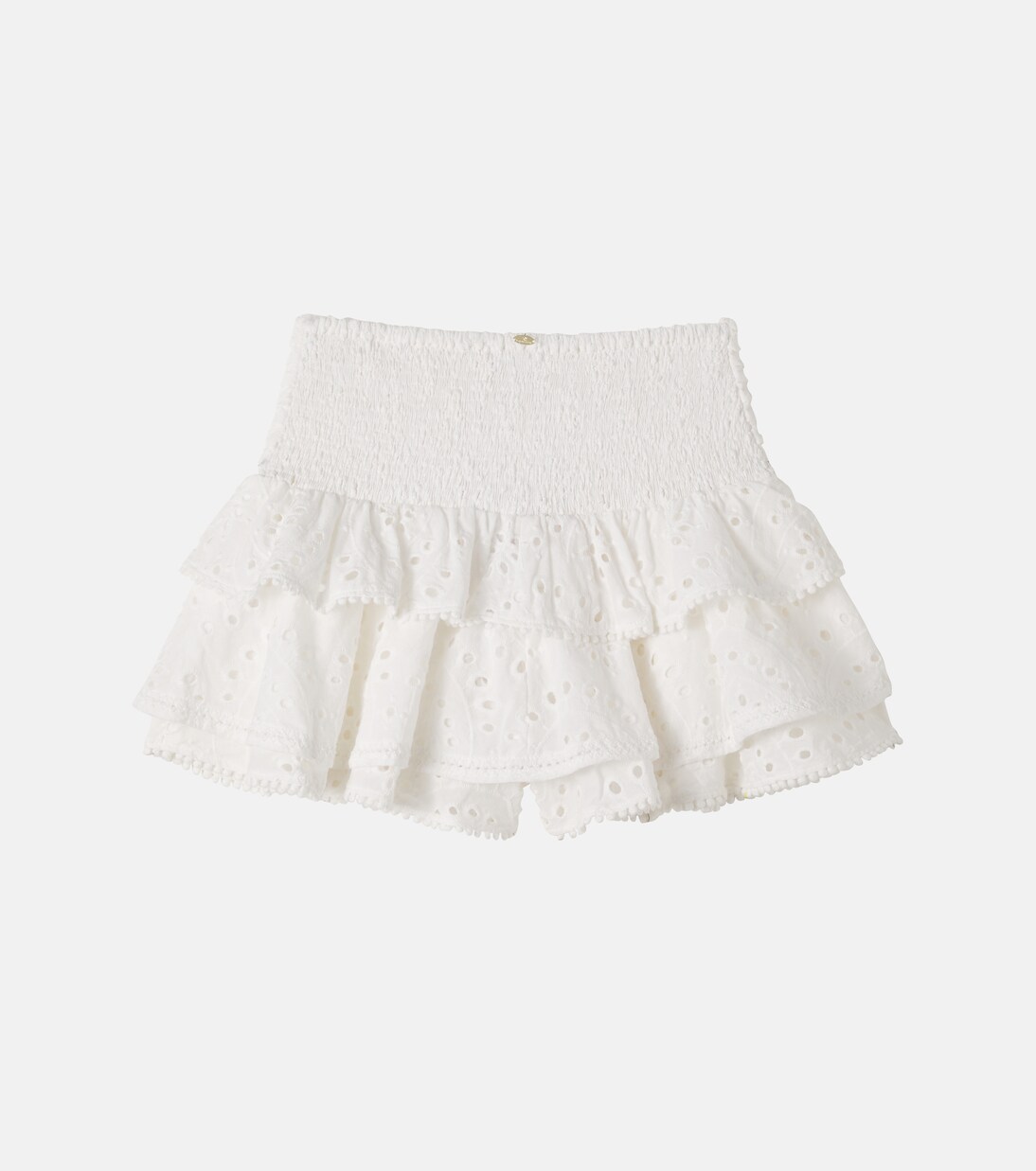 Alizee broderie anglaise cotton skort | Poupette St Barth Kids