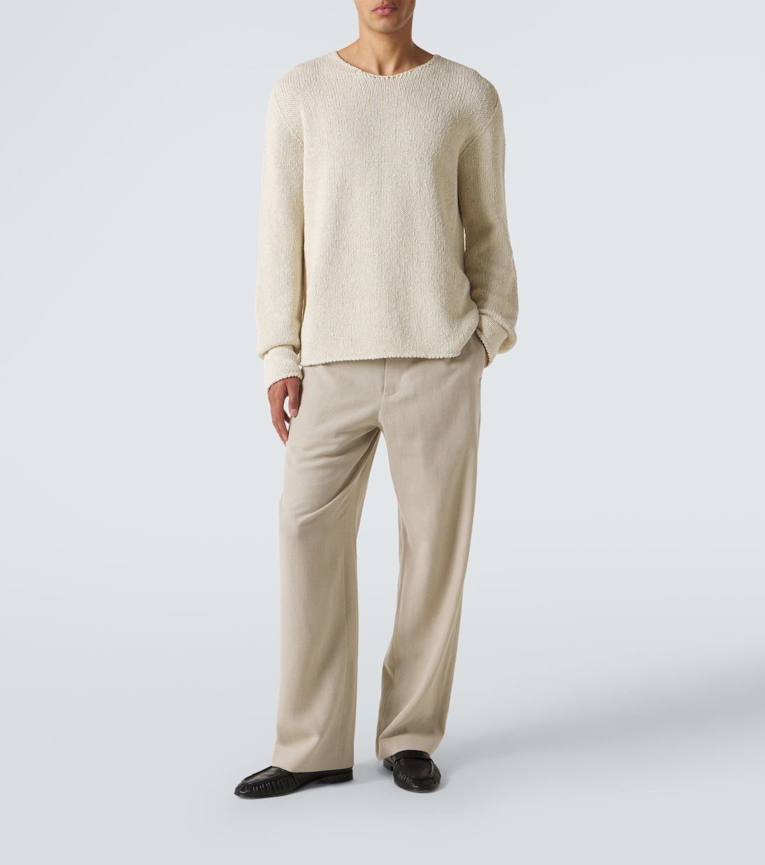 Clarkin cotton and linen sweater | The Row