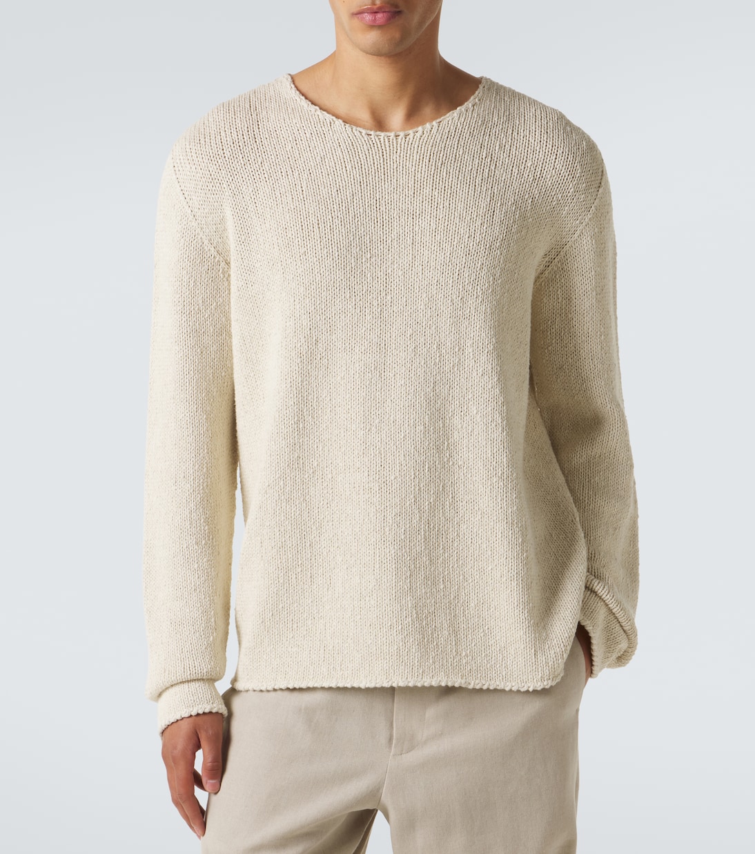 Clarkin cotton and linen sweater | The Row