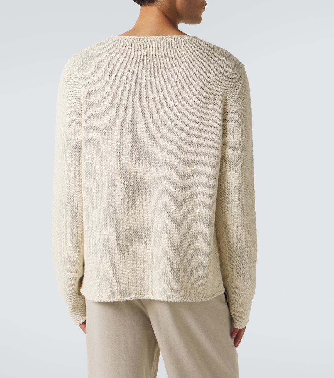 Clarkin cotton and linen sweater | The Row