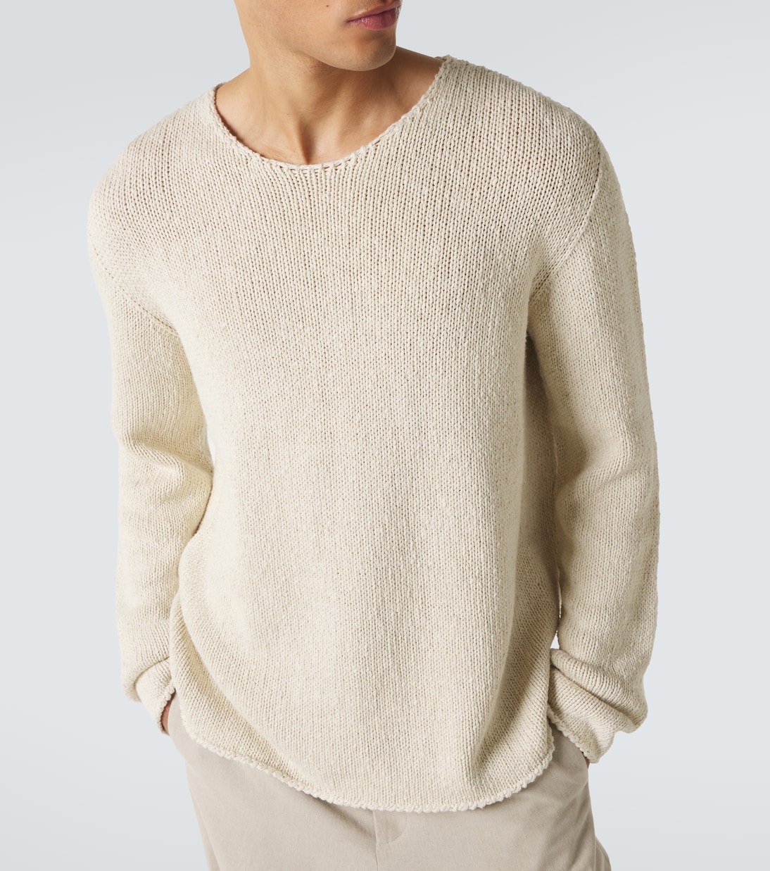Clarkin cotton and linen sweater | The Row