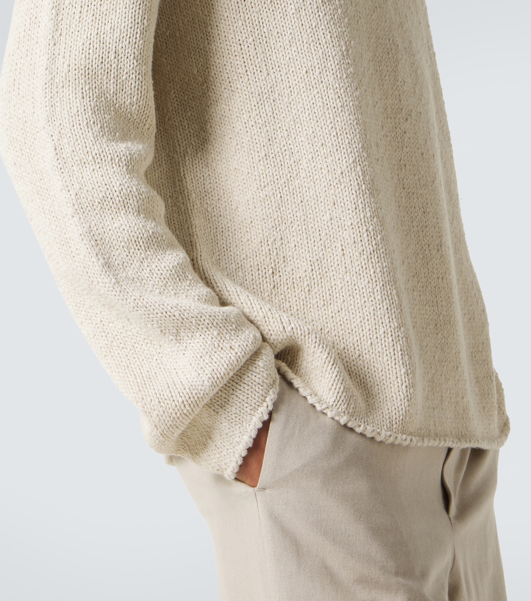 Clarkin cotton and linen sweater | The Row
