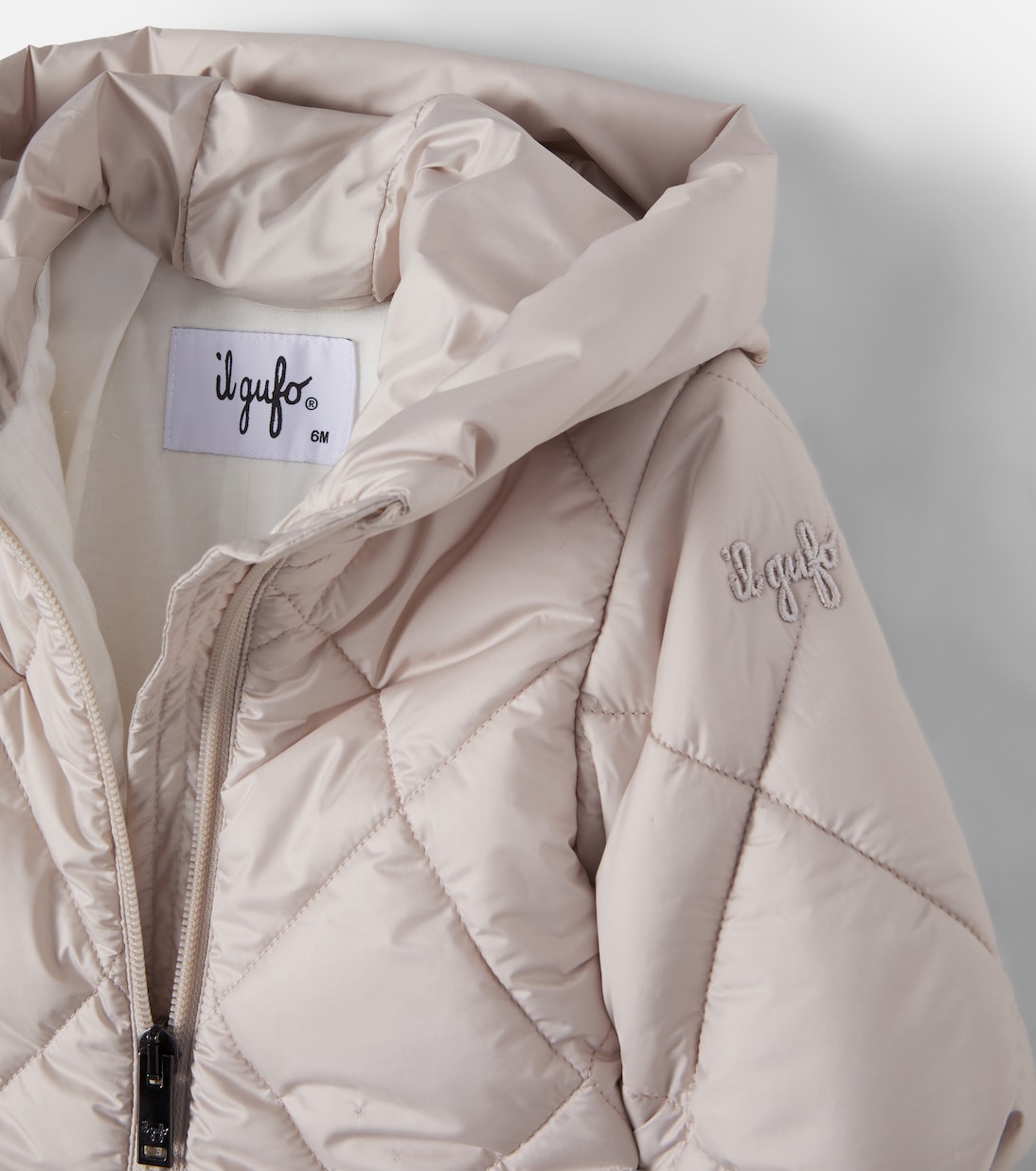 Baby quilted snowsuit | Il Gufo