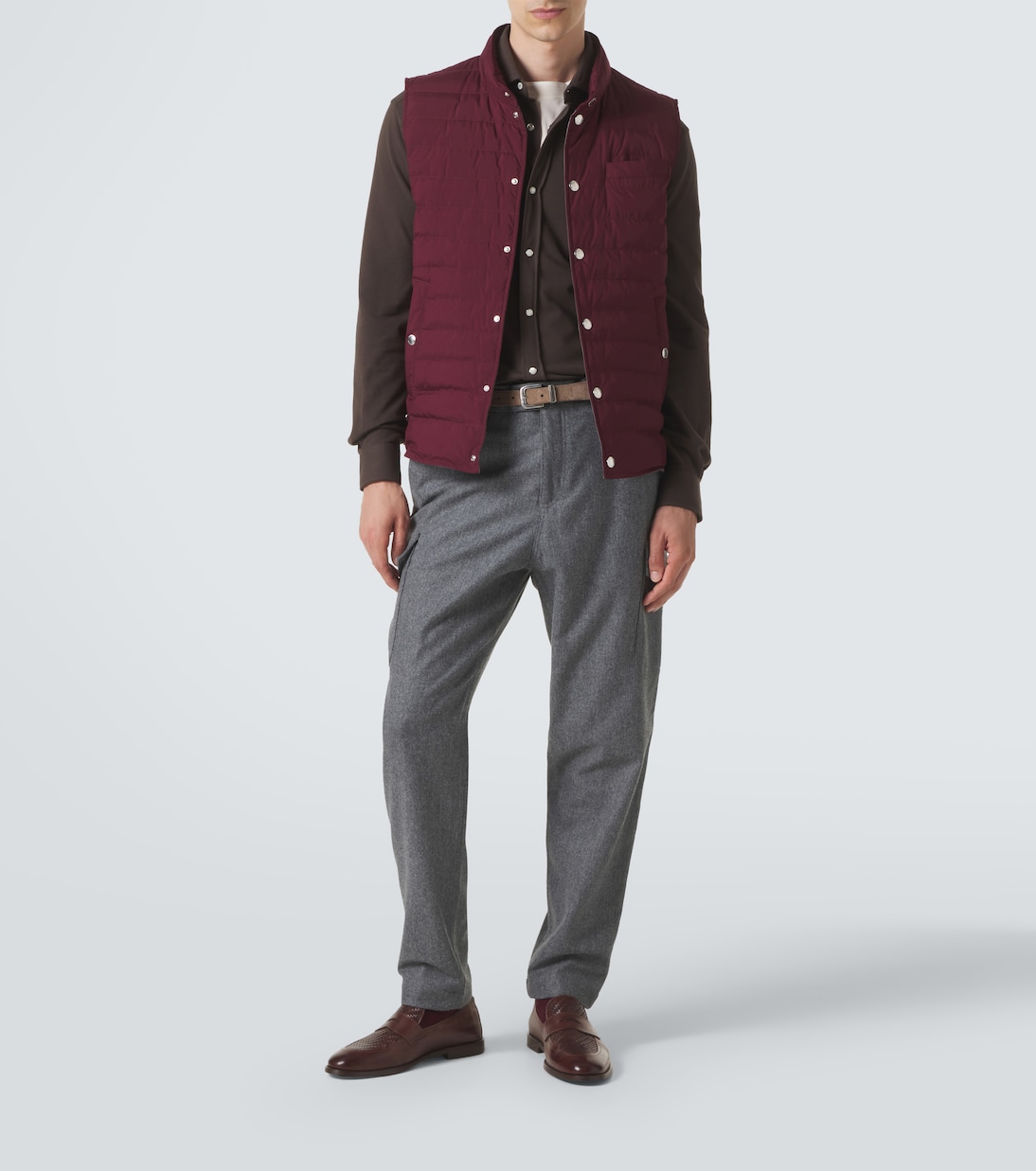 Cotton piqué shirt | Brunello Cucinelli