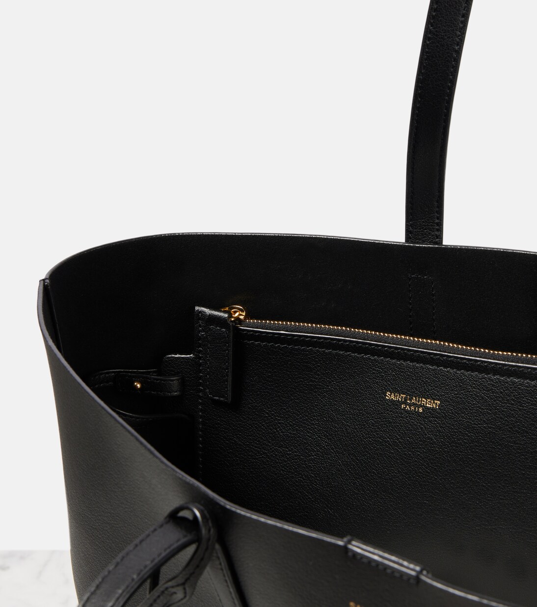 Tote Shopping E/W de piel | Saint Laurent