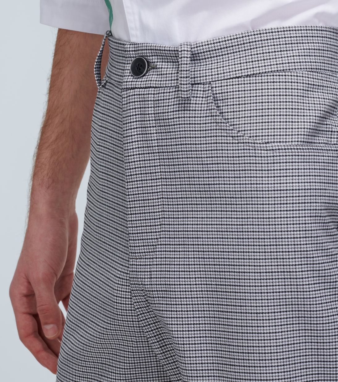 Theo straight-leg houndstooth pants | Goetze