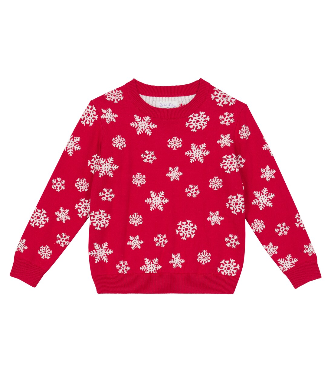 Snowflake intarsia-knit sweater | Rachel Riley
