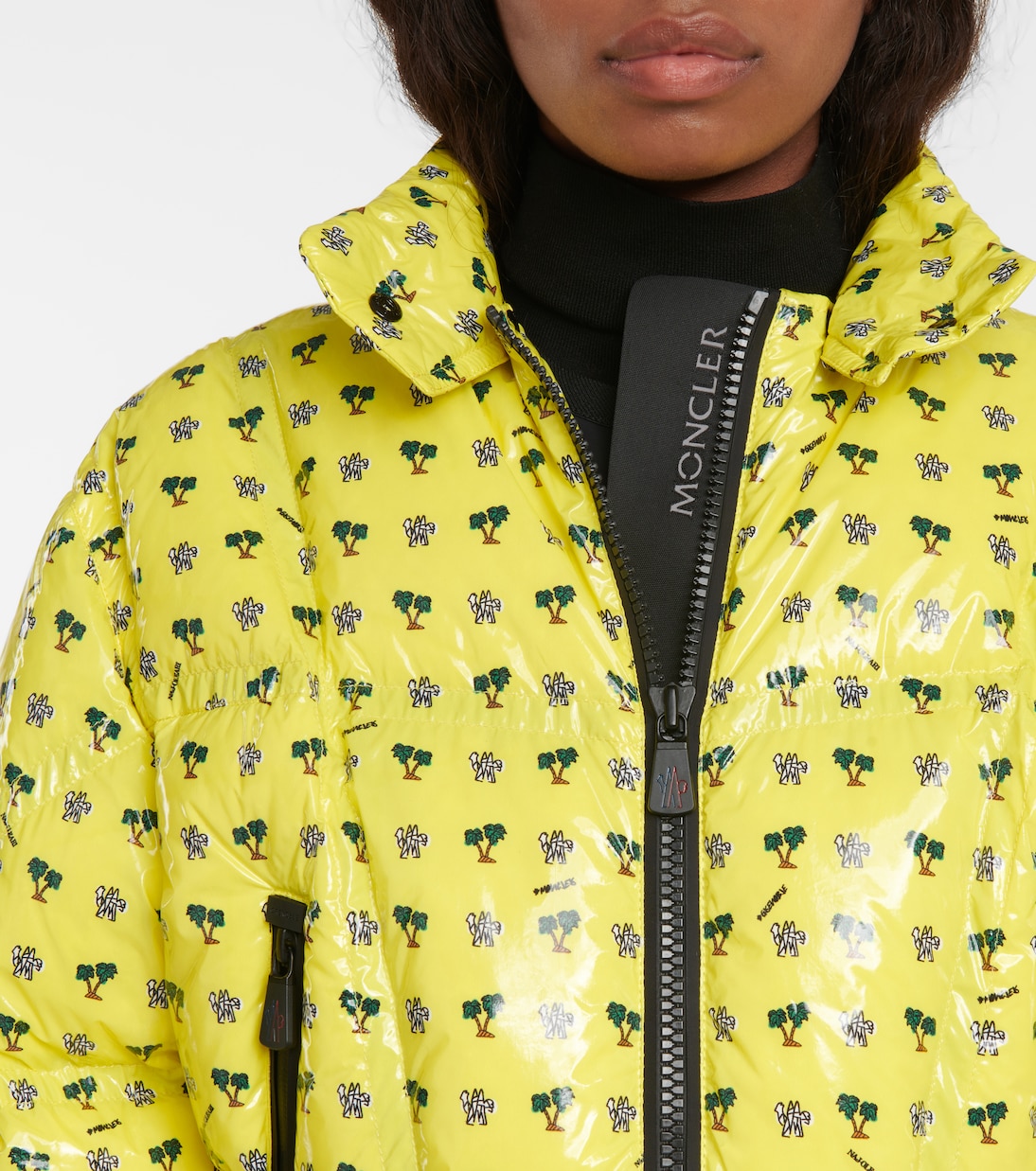 Peyrins printed down ski jacket | Moncler Grenoble