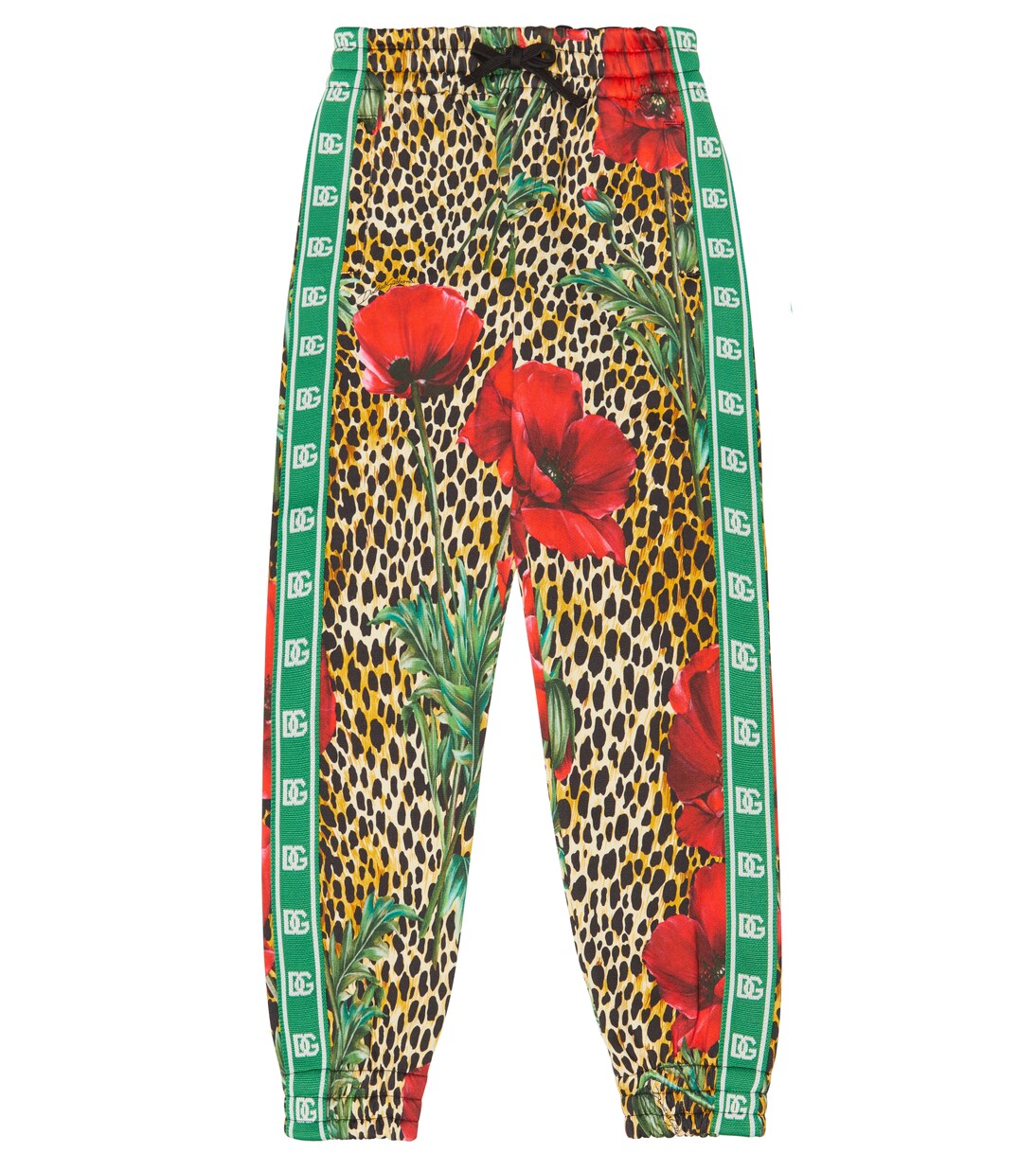 Printed cotton sweatpants | Dolce&Gabbana Kids