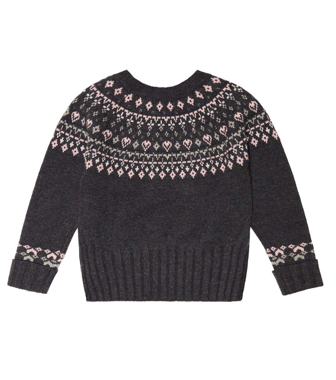 Jacquard virgin wool sweater | Tartine et Chocolat