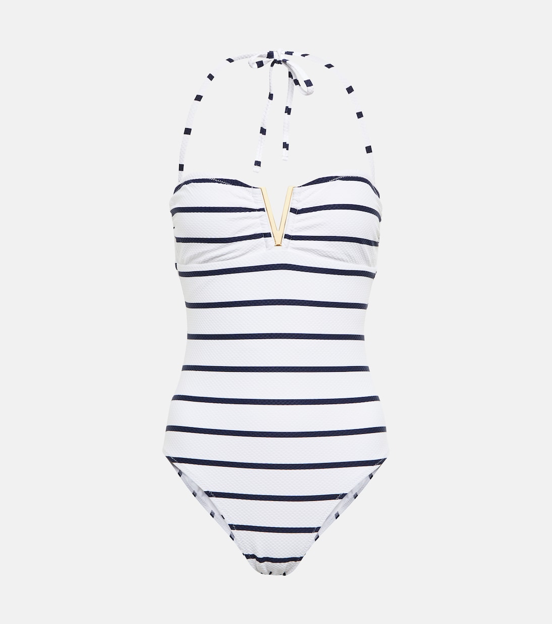 Maillot de bain Long Island rayé | Heidi Klein