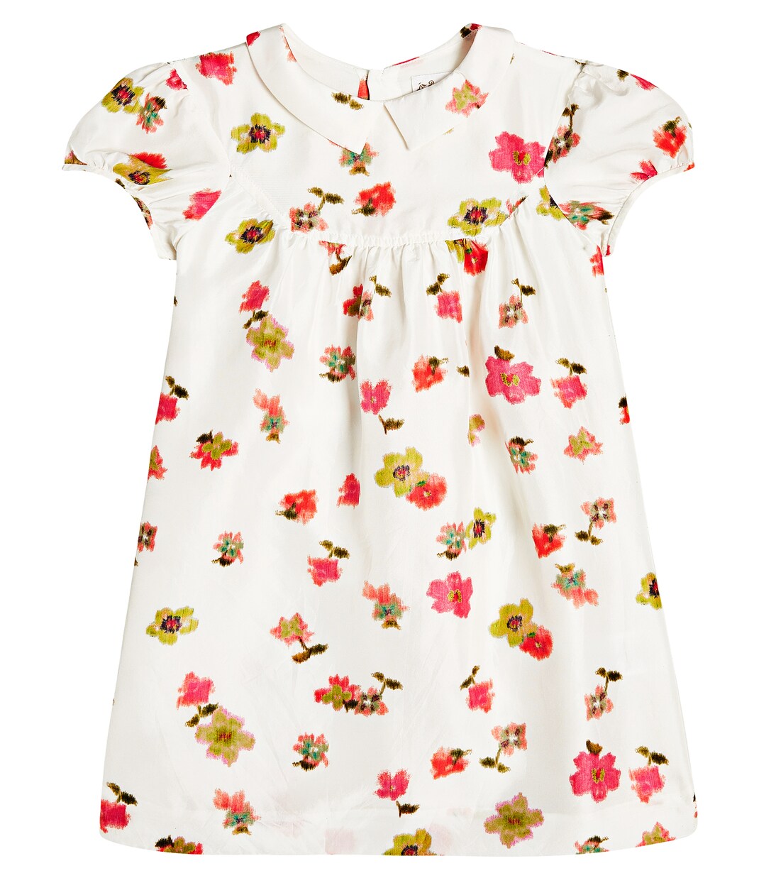 Tia floral silk dress | Bonpoint